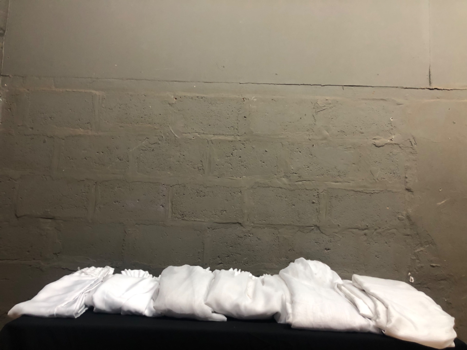 Lot of 6 White Curtain Panels — Pleat Tape, Lined & Sheer Mix, Hooks Included