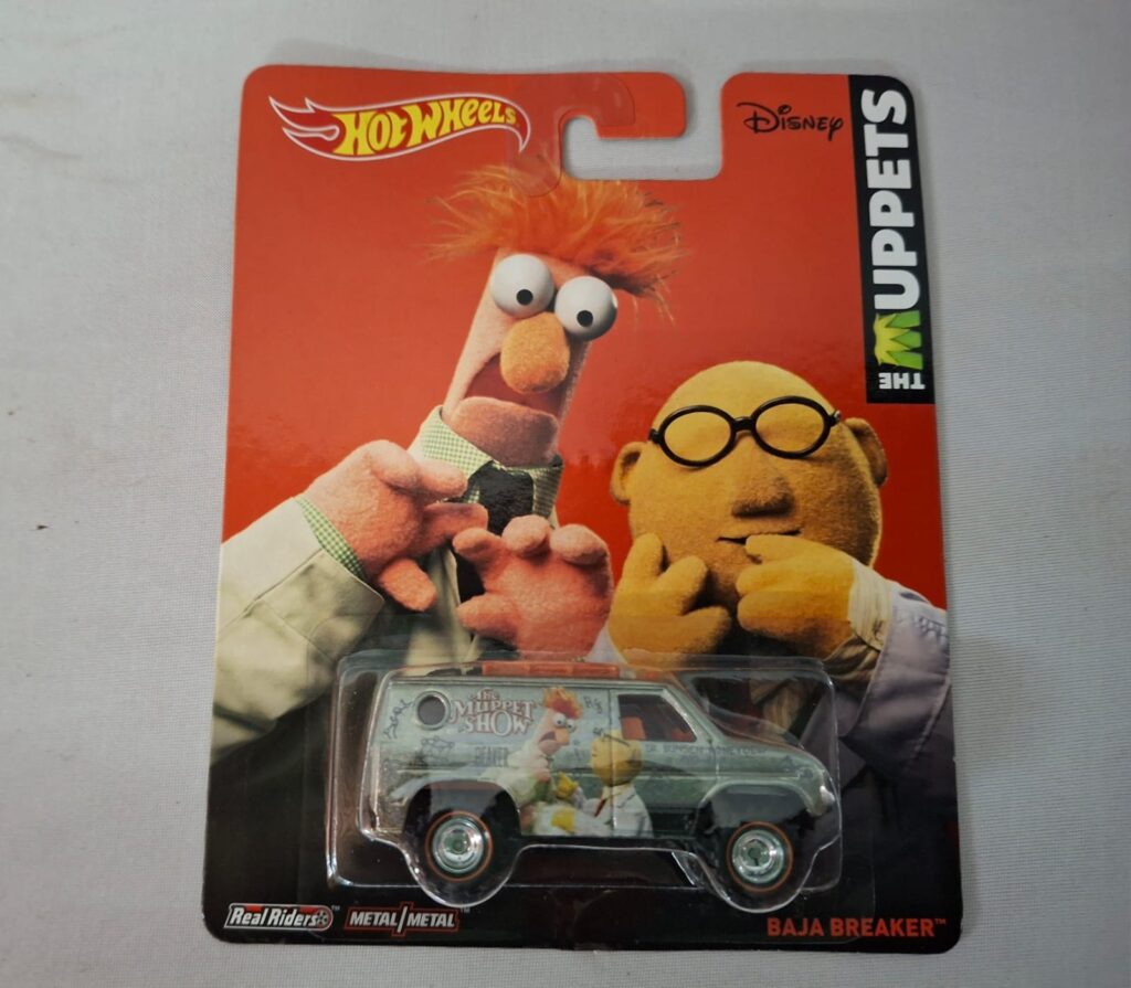 Hot Wheels Baja Breaker — The Muppets (carded, sealed) Real Riders Metal/Metal