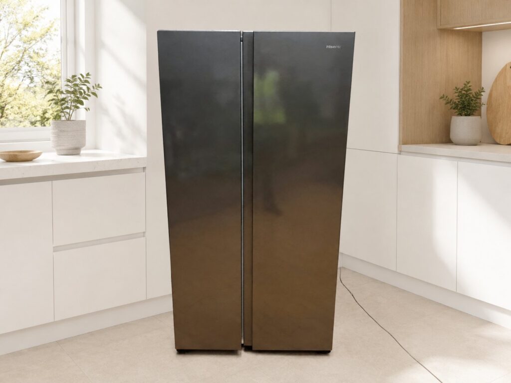 Hisense H670SIT 509L Side-by-Side Fridge/Freezer — Working, 178 x 91 x 64 cm