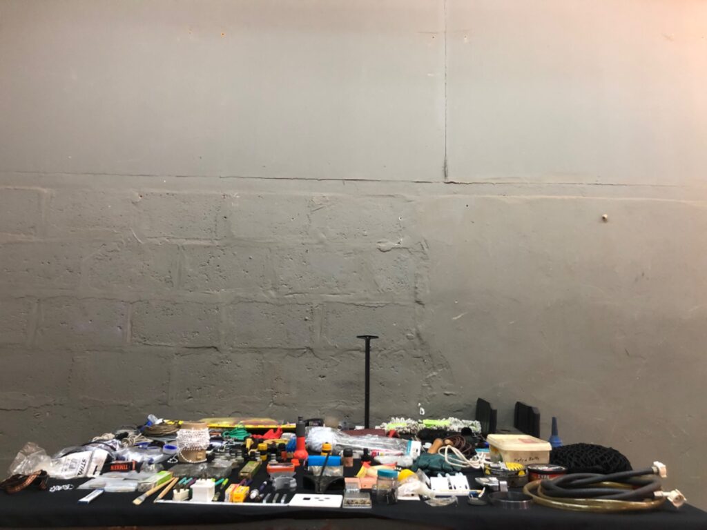 Mixed small hardware, DIY & household assortment — approx. 68 pieces (used & some new)